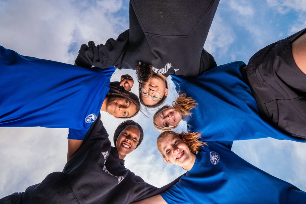 Newton's Grove School girls soccer team