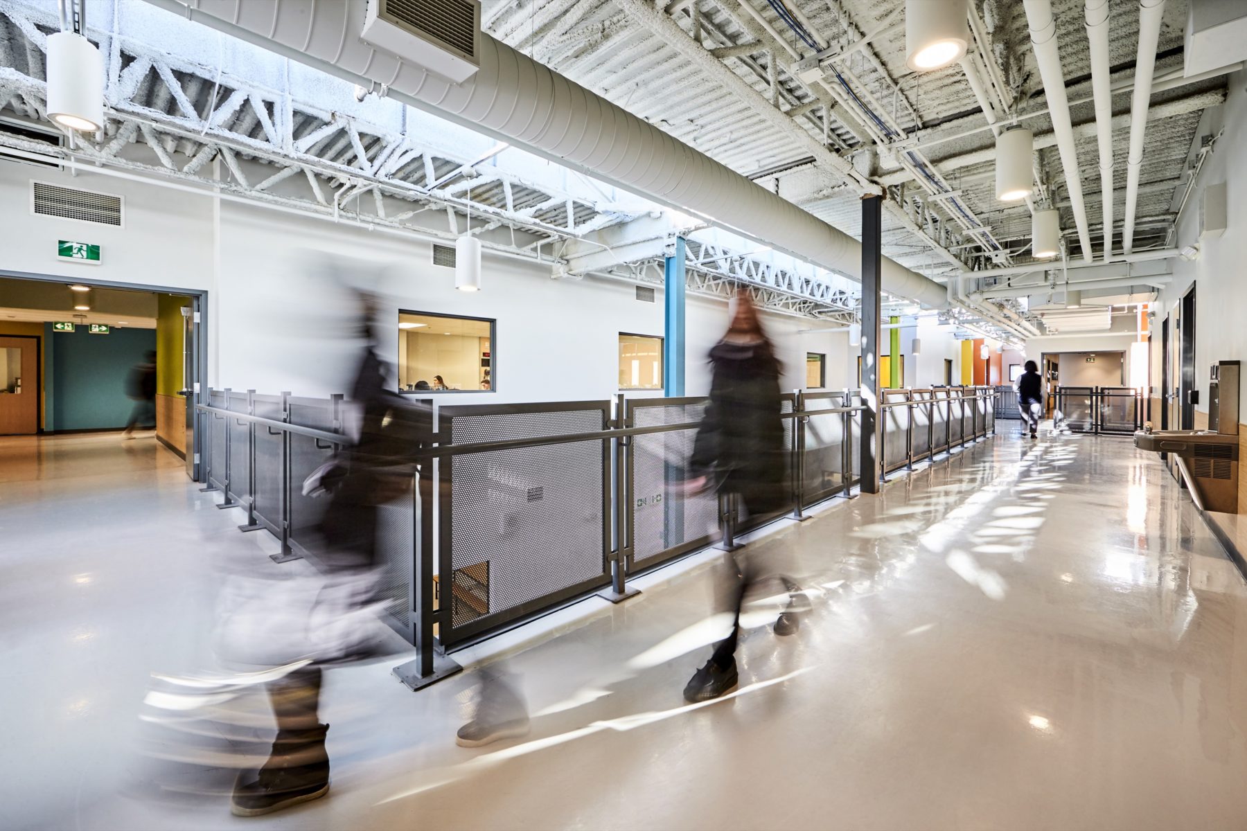 Newton's Grove School Hallway